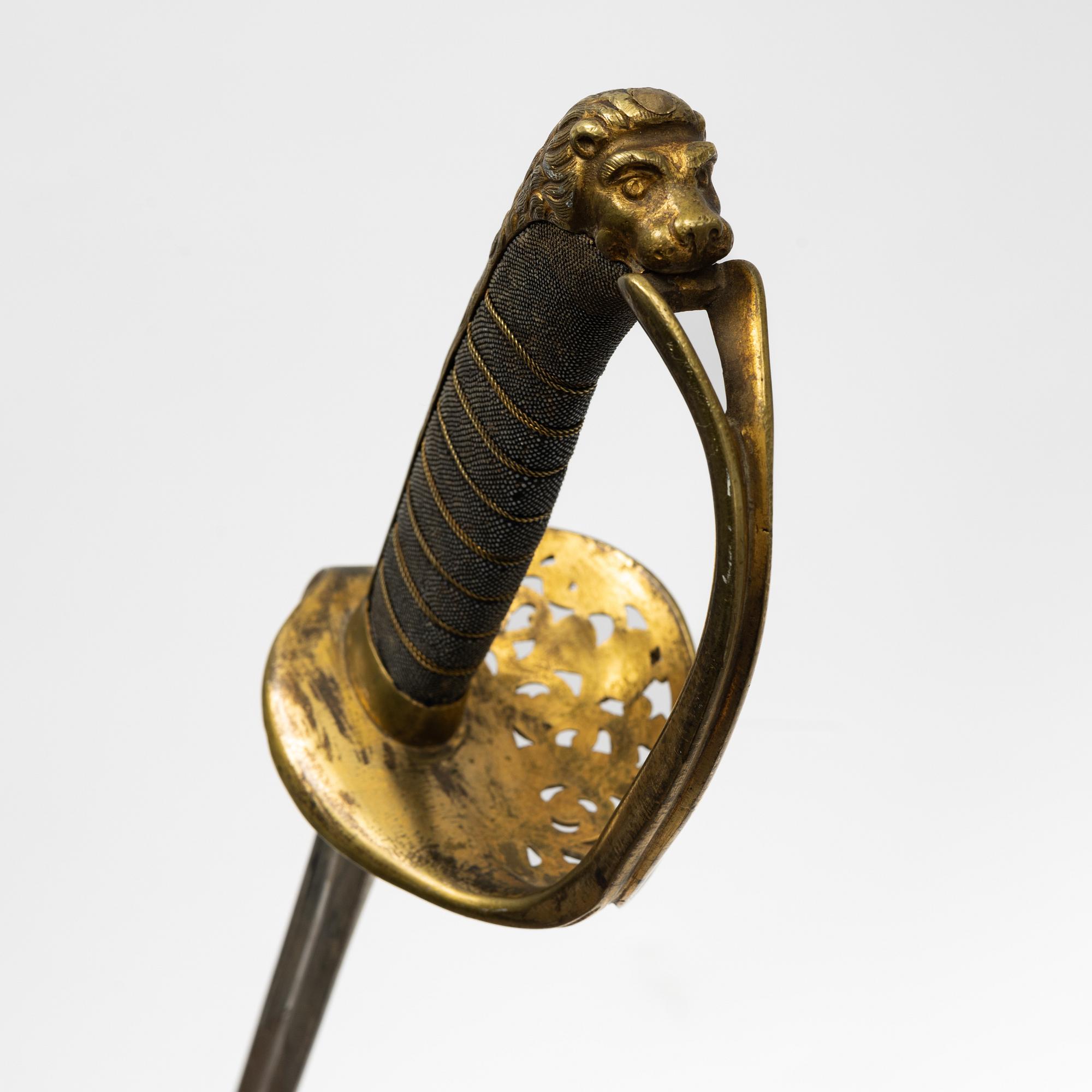A Swedish officer's sabre, second part of the 19th Century.