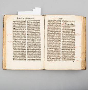 BOOK, Incunable, Basel 1488.