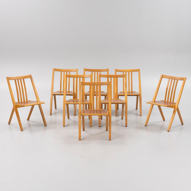 Svante Skogh, a set of 8 'Stand-in' chairs from the 1960's.