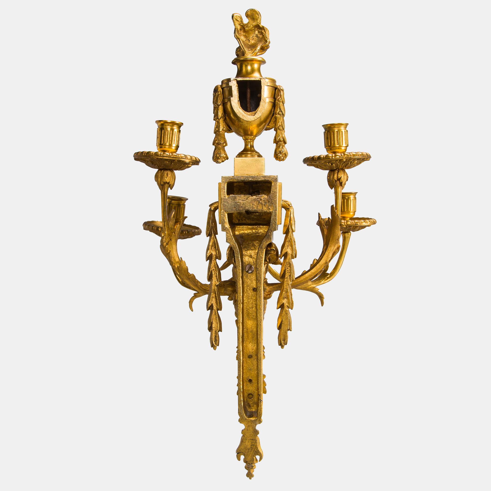 Applique, Louis XVI, kring 1780, sannolikt Paris.