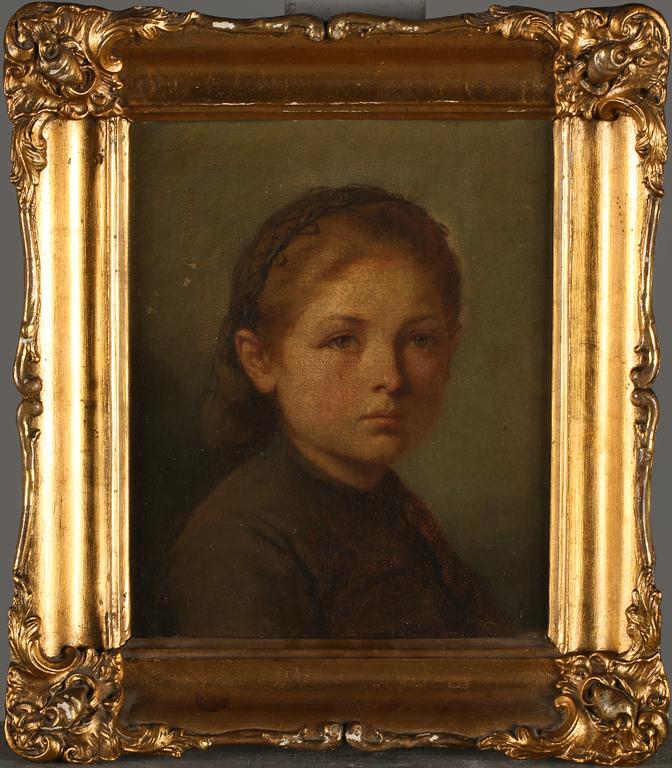 AGNES BÖRJESON, tillskriven, olja på duk, osignerad.