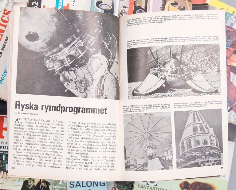 TIDNINGSMAGASIN, Populär mekanik, 1954-1970-tal.