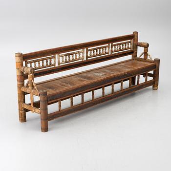 Turner's bench, folk art, 18th century.