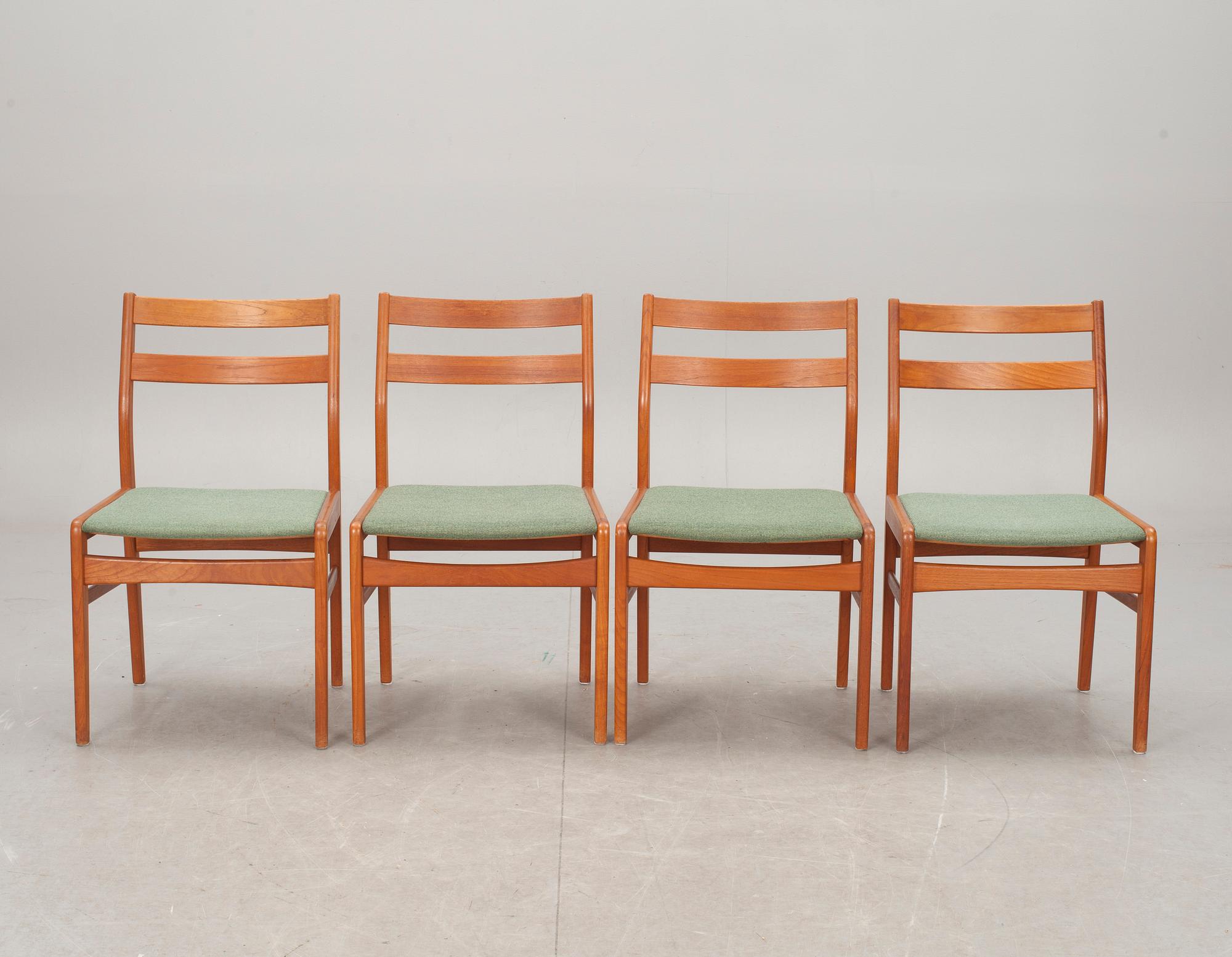 STOLAR, 4 st. Teak, 1960-tal.