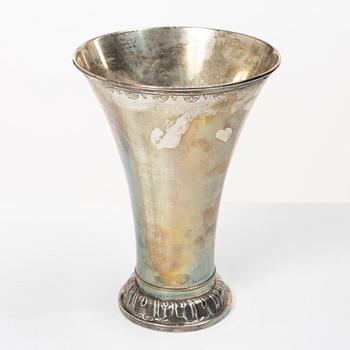 Carl Sandberg, a silver cup, Ystad 1916.