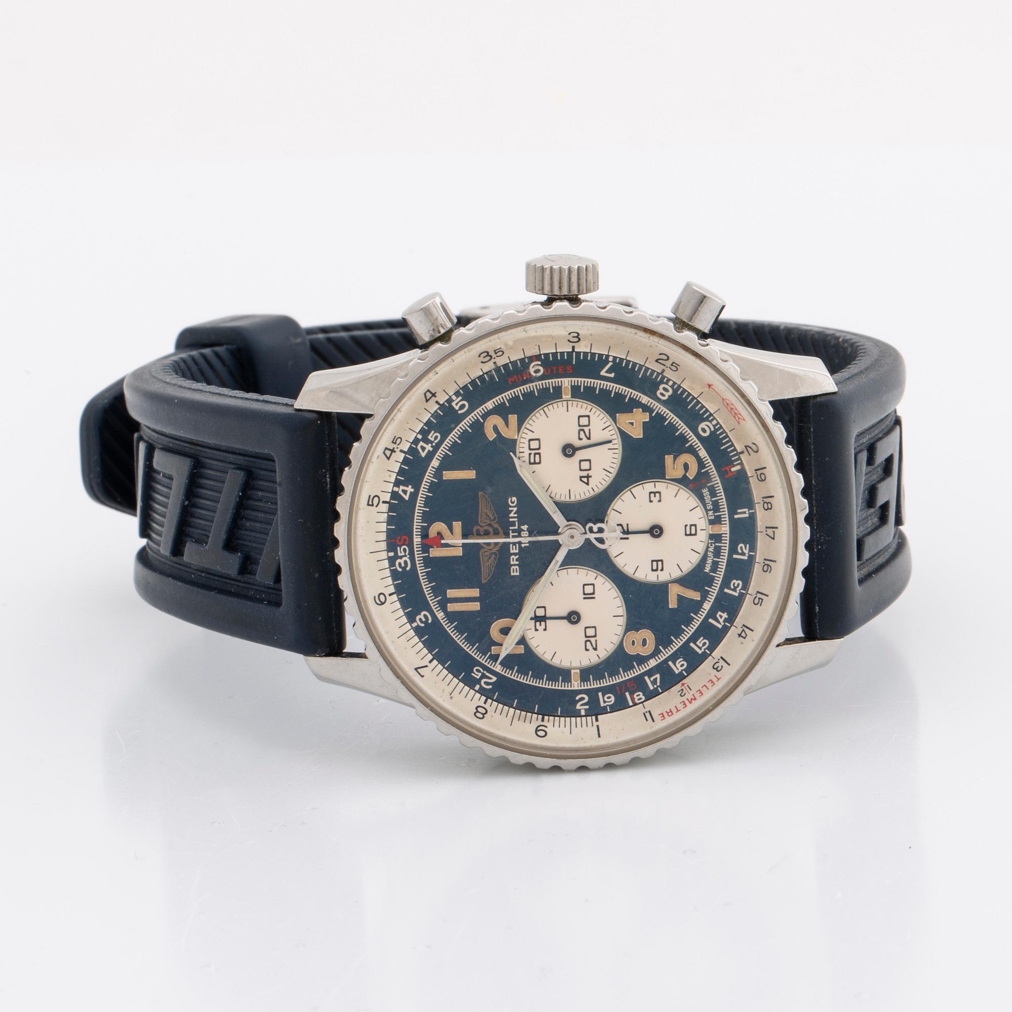 BREITLING, Navitimer, chronograph, wristwatch, 38 mm.