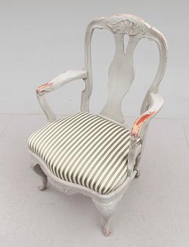 KARMSTOL, rokokostil, 1900-tal.