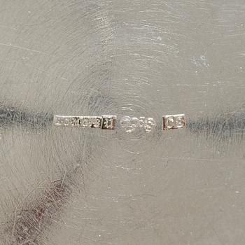 A lot of silver, 8 pieces, including with mark of KG Markströms, Uppsala 1897.