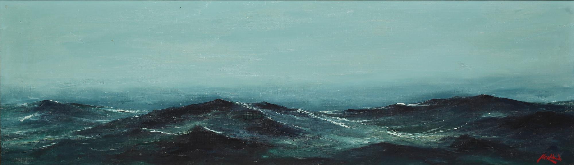 AXEL LIND, olja på duk, sign.