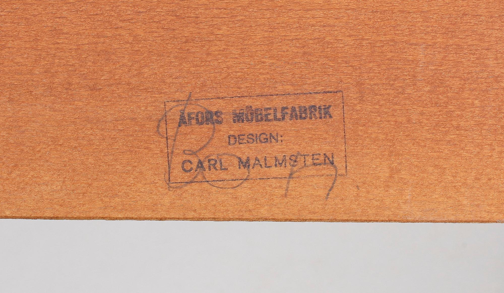 SÄNGGAVLAR, 2 par, Carl Malmsten, Åfors möbelfabrik, 1900-talets andra hälft.