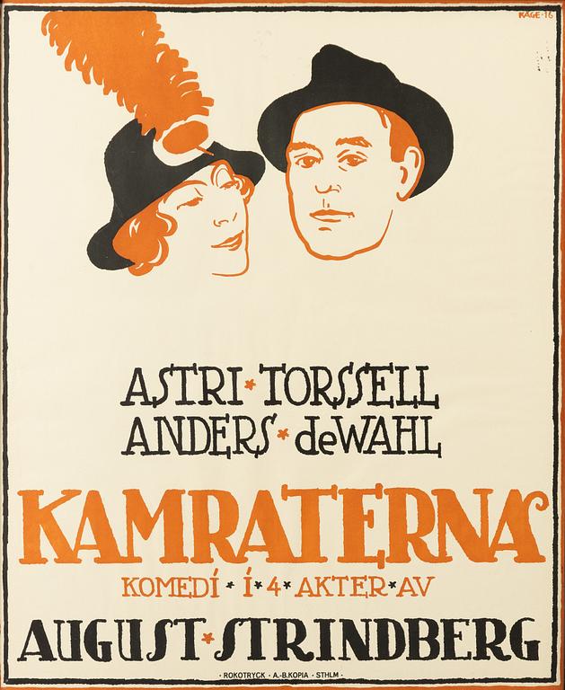 Wilhelm Kåge, 'Kamraterna'.