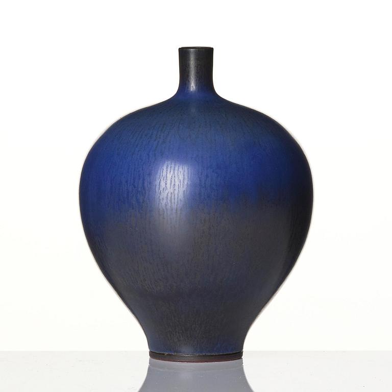 Berndt Friberg, vaser, 3 st, stengods, Gustavsbergs Studio 1956-64.