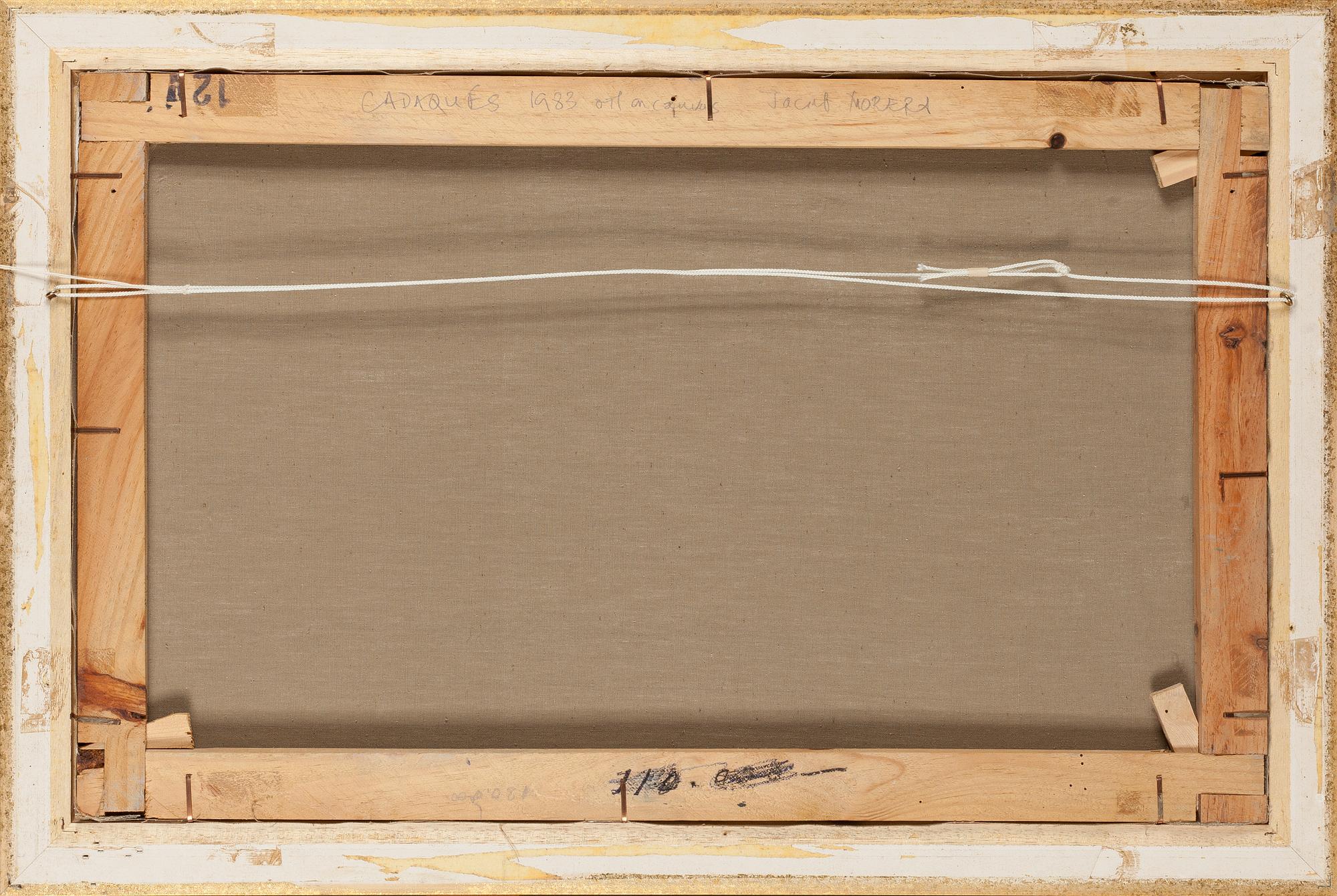 Jacint Morera, oil on canvas, signed and dated -83.