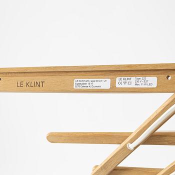 Erik Hansen, wall lamp, model 223 Sax, L Klint, Denmark.