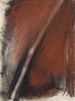 Claes Hake, mixed media on paper, signed.