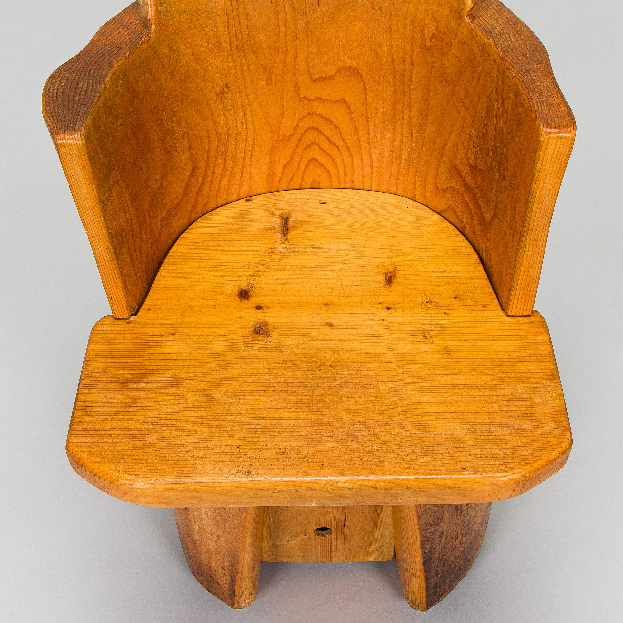 Matti Martikka, Armchair, signed MM 23.8 1985.