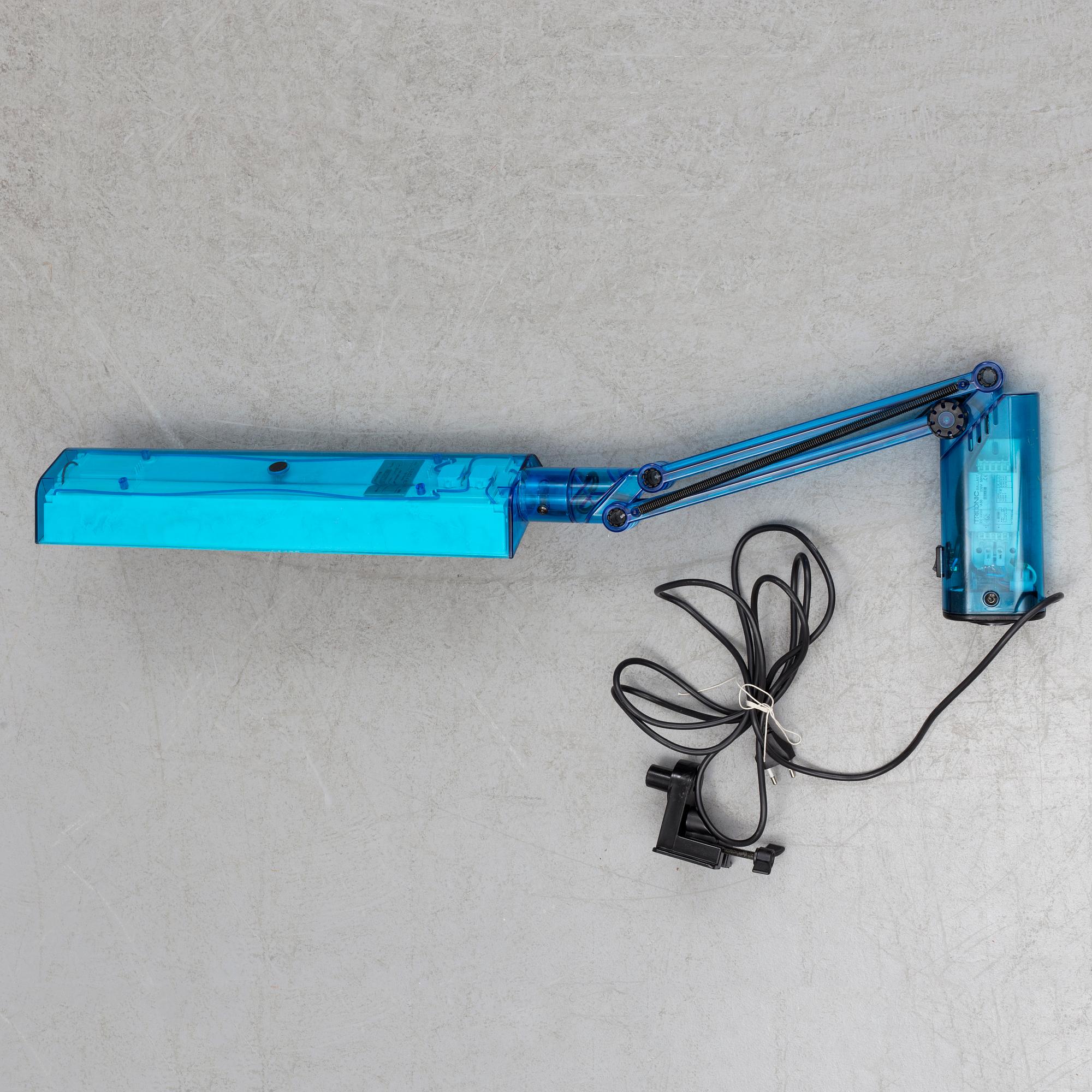 TOM AHLSTRÖM & HANS ERICH, table light, plastic, "Lucifer", A&E design, Fagerhult, designed in 1975.
