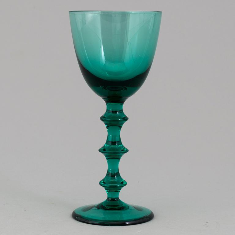 GERDA STRÖMBERG, 13 st, vinglas, Strömbergshyttan, 1900-talets mitt.
