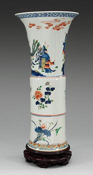 A Transitional-style vase.