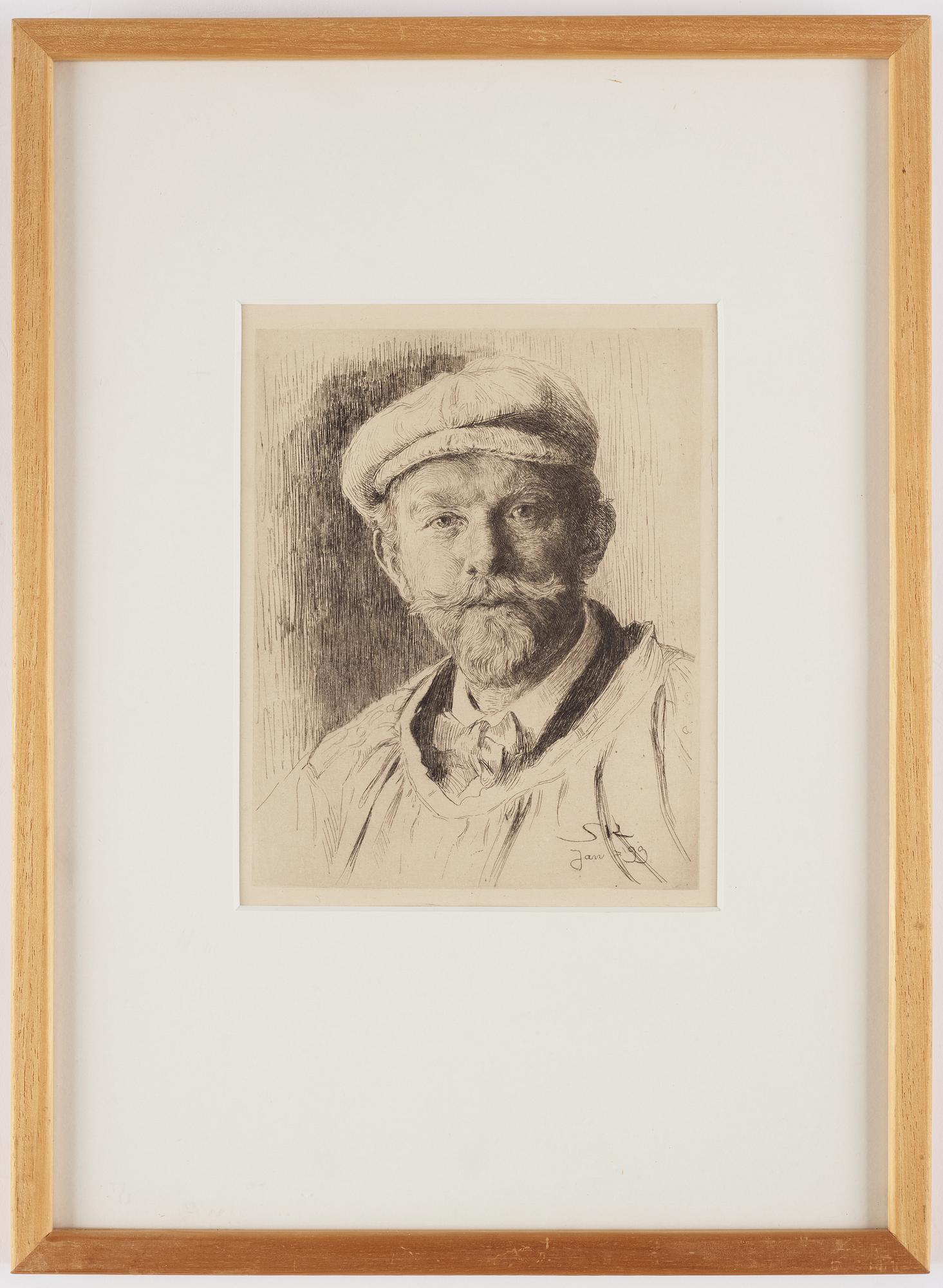 Peder Severin Kröyer, Självporträtt.