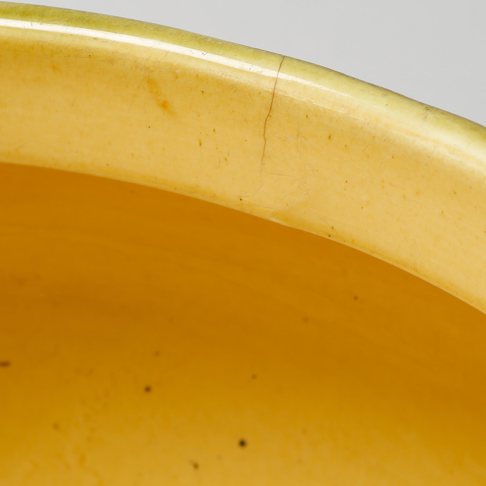 YTTERFODER, ett par, flintgods, 
Egersunds Fayancefabrik, sent 1800-tal.