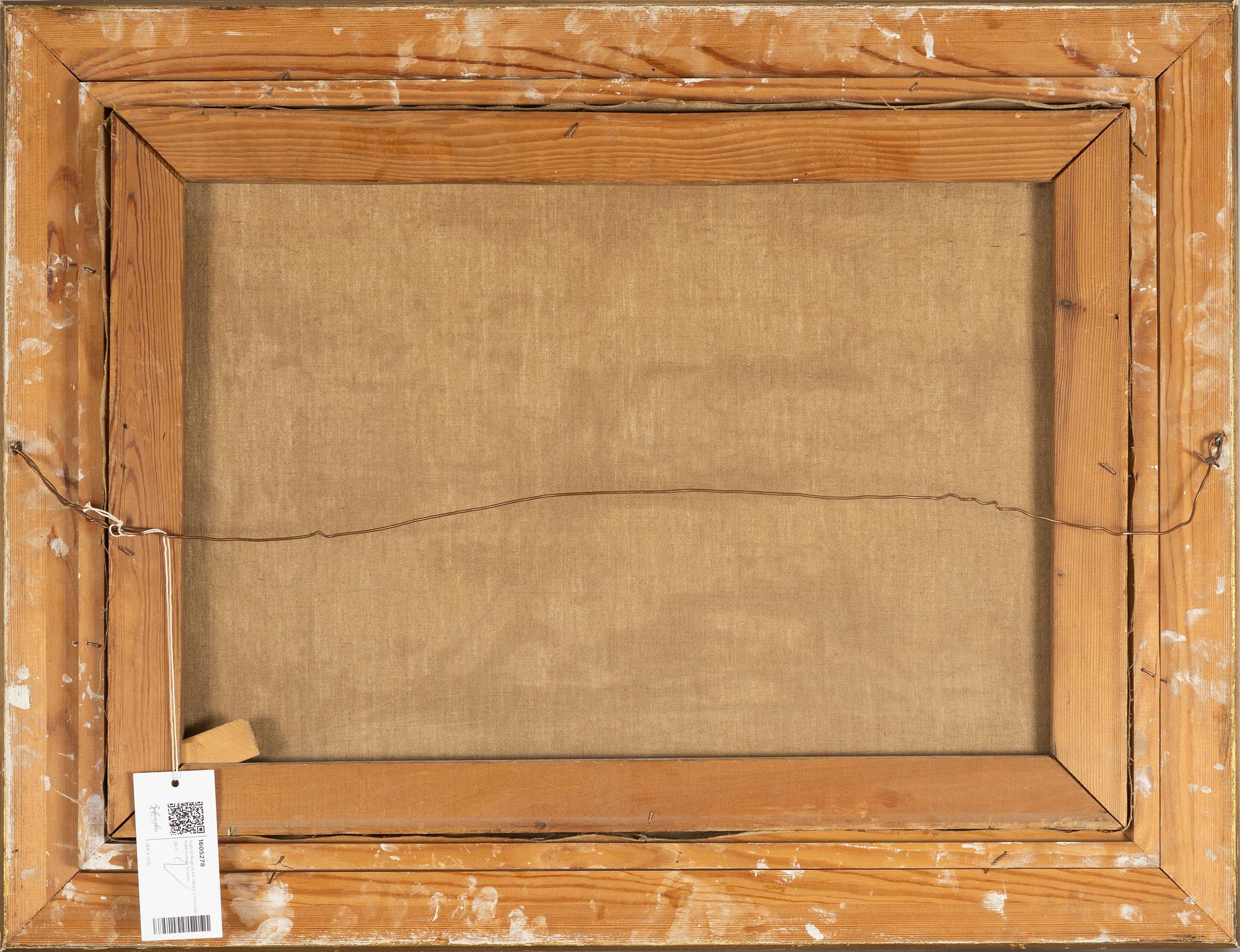 Sigfrid August Keinänen, Landscape with a Church in the Background.