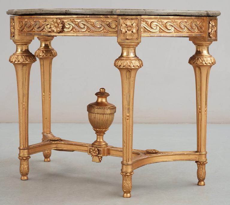 A Gustavian late 18th century console table.