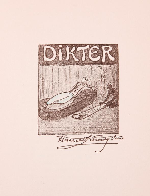 DIKTBOK, "Dikter", Harriet Löwenhjelm. 1919.