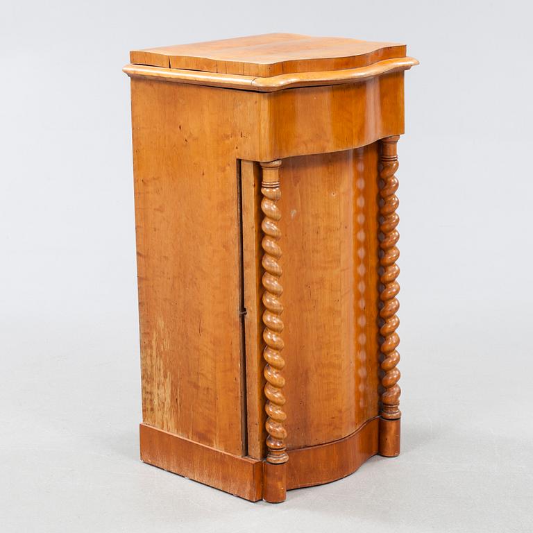 A bedside table, 19th century.