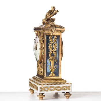 A Louis XVI late 18th century mantel clock by Le Paute.