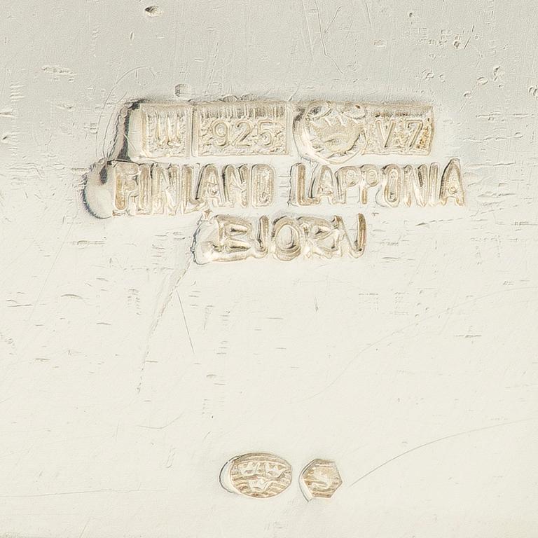 Björn Weckström, Bracelet, sterling silver, Finland, 1974. For Lapponia.