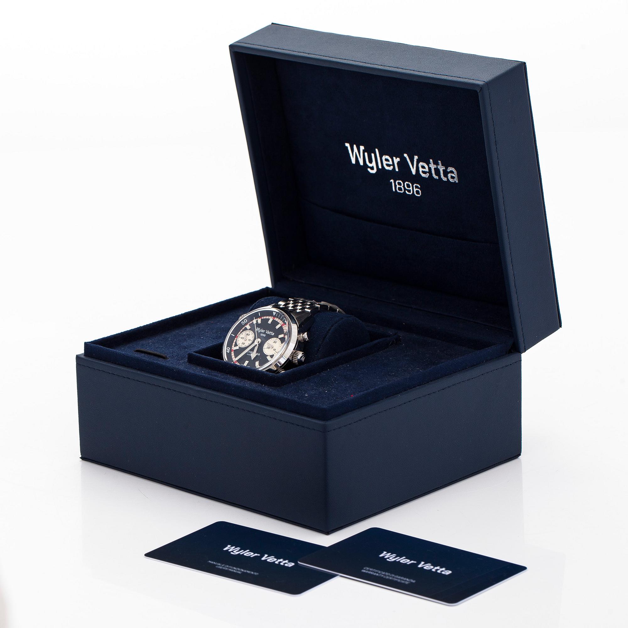 Wyler Vetta, Jumbostar, armbandsur, 40 mm, stål, automatisk.