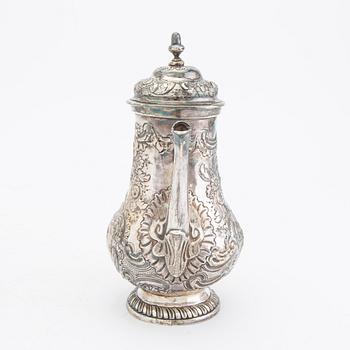 Kaffekanna silver London 1750.