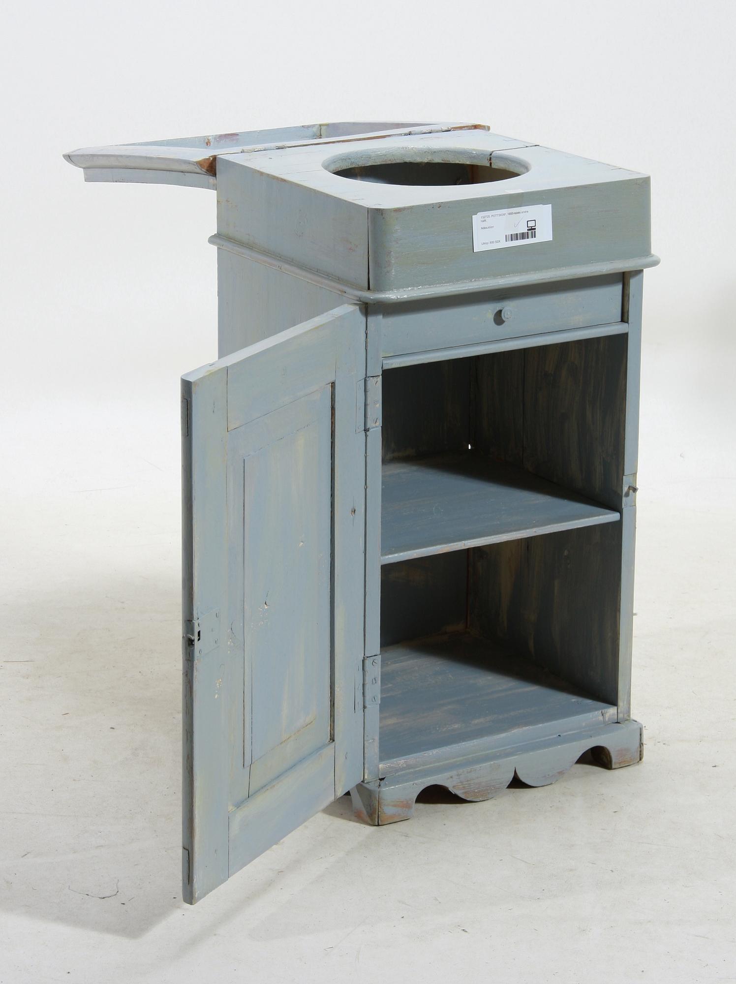 POTTSKÅP. 1800-talets andra hälft.