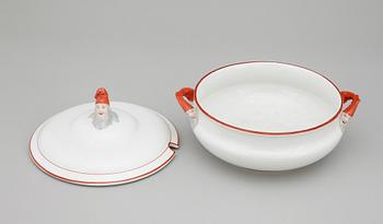 GRÖTSKÅL, porslin, Rörstrand, 1900-talets första hälft.
