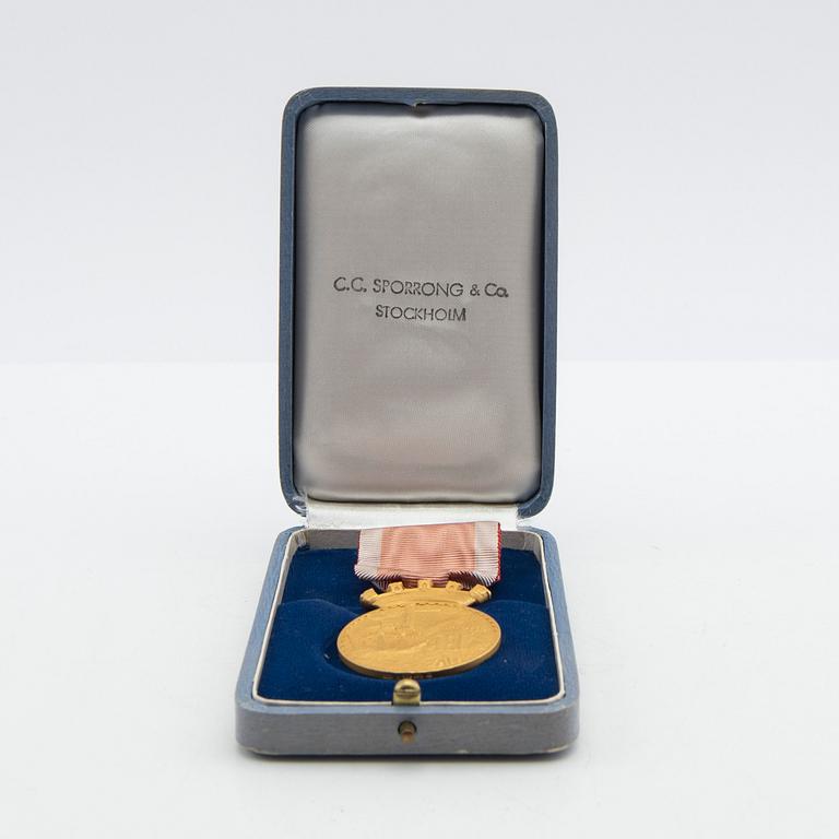 Medal, 18k gold, 1959.