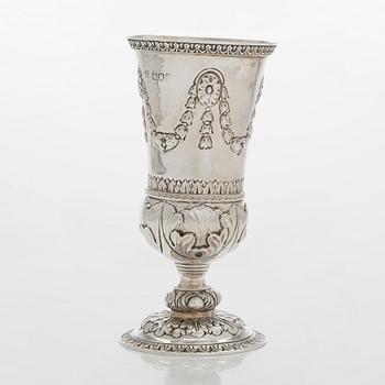 Charles Stuart Harris, bägare på fot, sterling silver, London 1924.