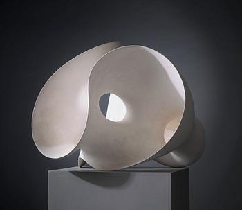16. Eva Hild, a unique 'Breaking up-series' sculpture in stoneware clay with kaolin-engobe surface, Sweden 2002.