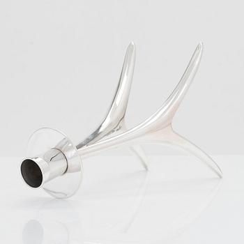 Anna-Greta Eker, ljusstake, silver, Auran Kultaseppä oy, Åbo 1958.