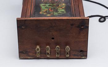 VÄGGTELEFON, Telegrafverkets Verkstad, Stockholm.