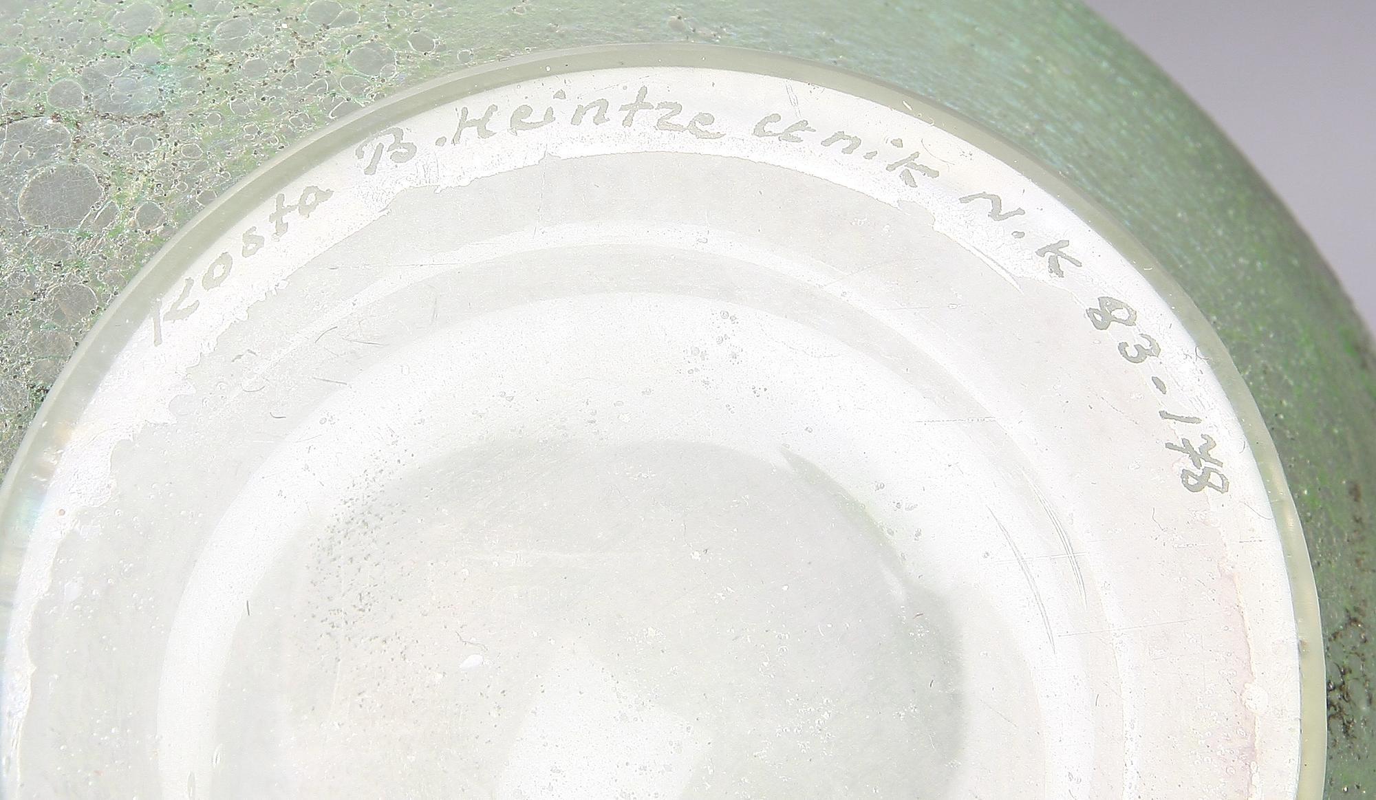 PARTI KONSTGLAS, 3 delar. Bla Sven Palmqvist samt Göran Wärff.