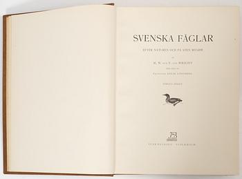 The Wright Brothers, books, 3 volumes, 'Svenska Fåglar', A. Börtzells tryckeri AB, Ivar Baarsen, Stockholm, 1924-1929.