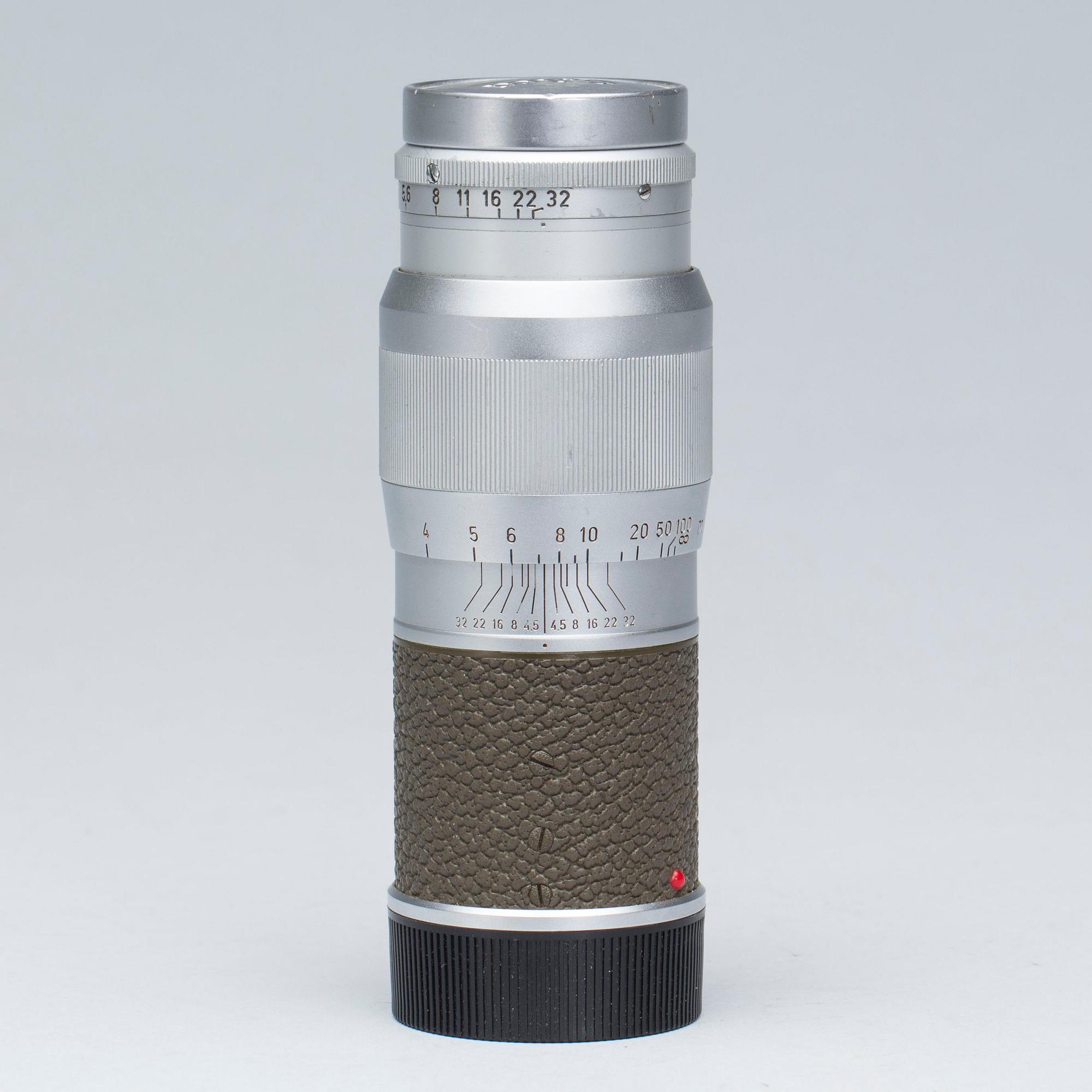 KAMEROBJEKTIV, Leica, Ernst Leitz GmbH Wetzlar Hektor f=13.5 cm 1:4.5 Nr 1561047.