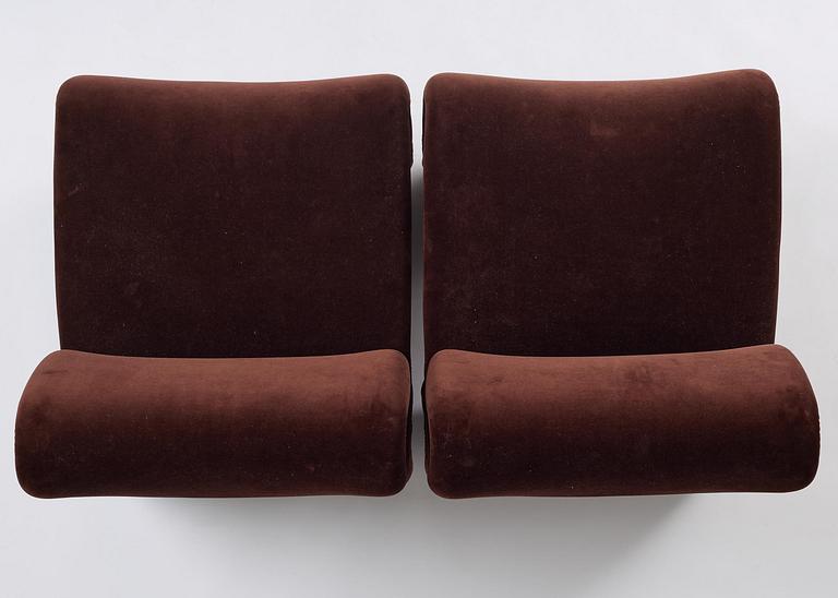 Jan Ekselius, a pair of “Etcetera” armchairs, Artilleriet Ateliers, Sweden, post 2018.