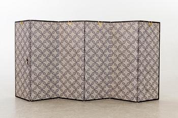 A Japanese 20th century folding screen.