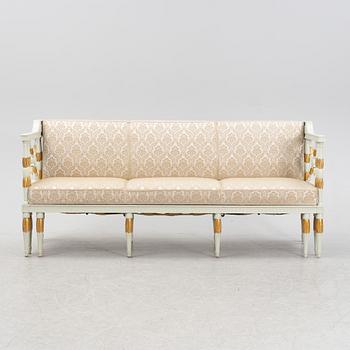 Soffa, gustaviansk stil, 1900-tal.