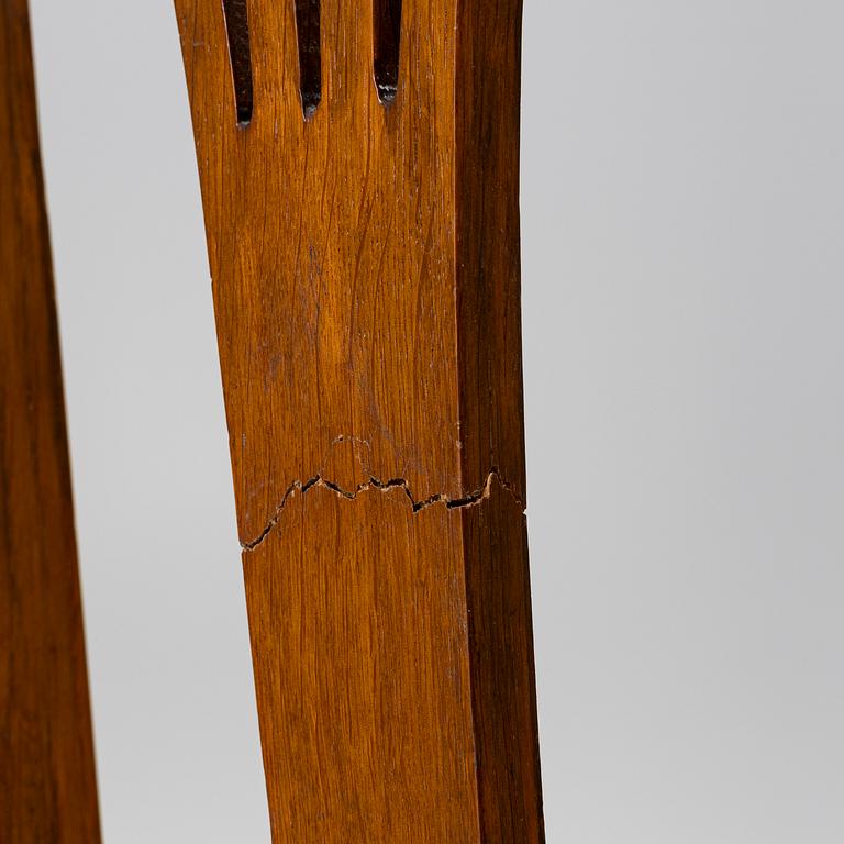 An Art nouveau chair, beginnnig of the 20th century.