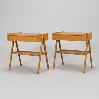 A pair of 1960's bedside tables.