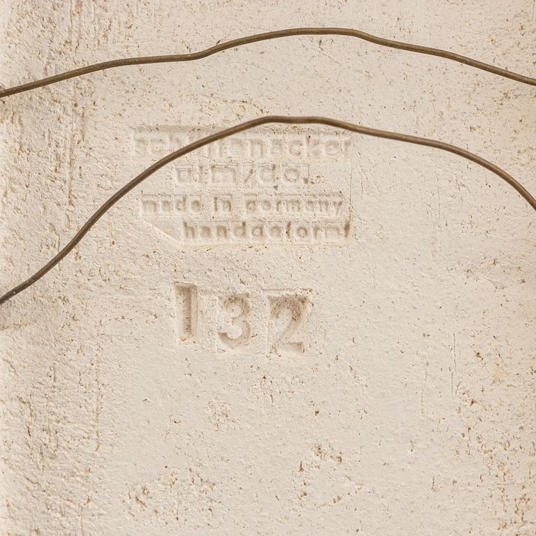 Helmut Schäffenacker, a stoneware wall relief, Ulm, Germany.