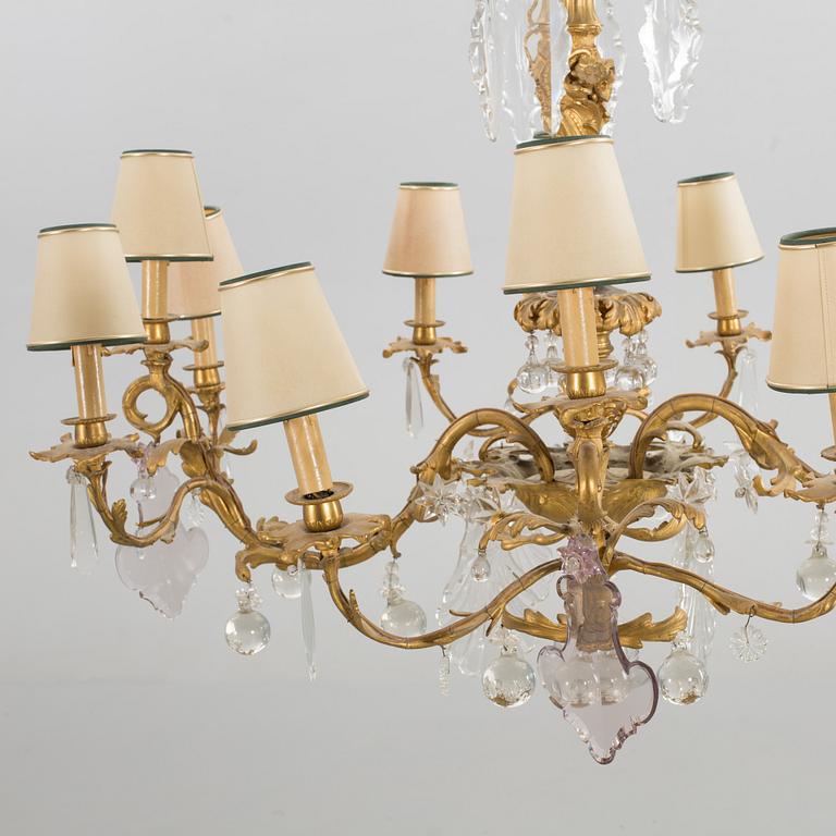 A CHANDELIER, late 19th century.